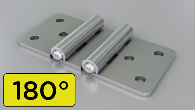 Enclosure Hardware / Hinges / Butt / 105mm x 50mm Double Pin