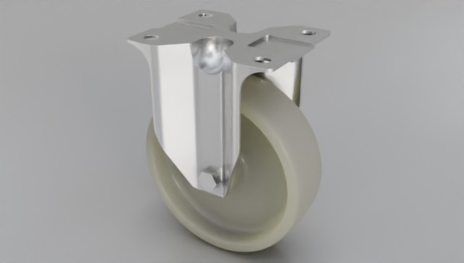 Other Hardware / Fixed Castors / Load Cap 350-1200kg / Plate - Alpha / Polyamide Tread
