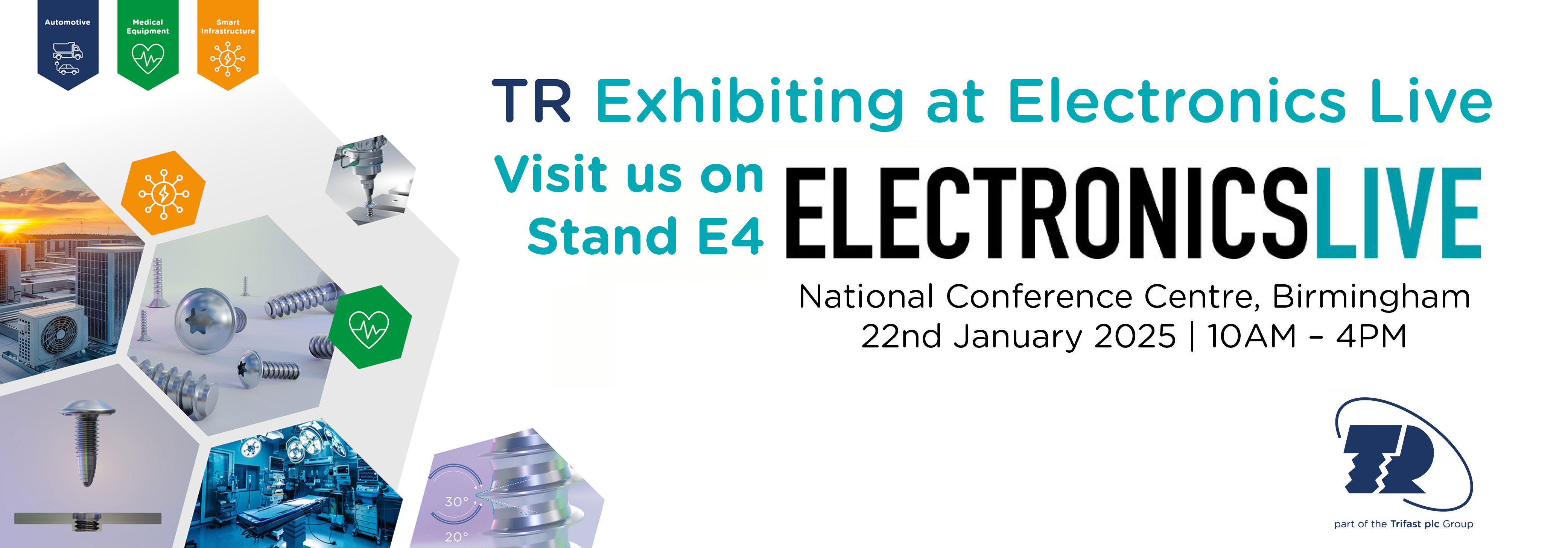 TR Exhibiting at Electronics Live 2025