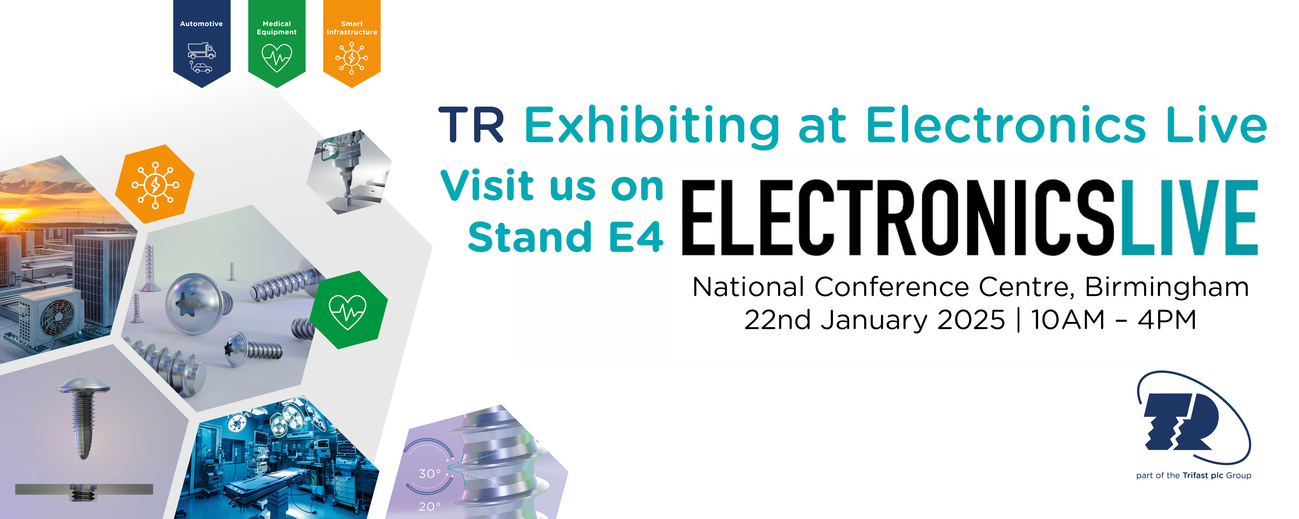 TR Exhibiting at Electronics Live 2025