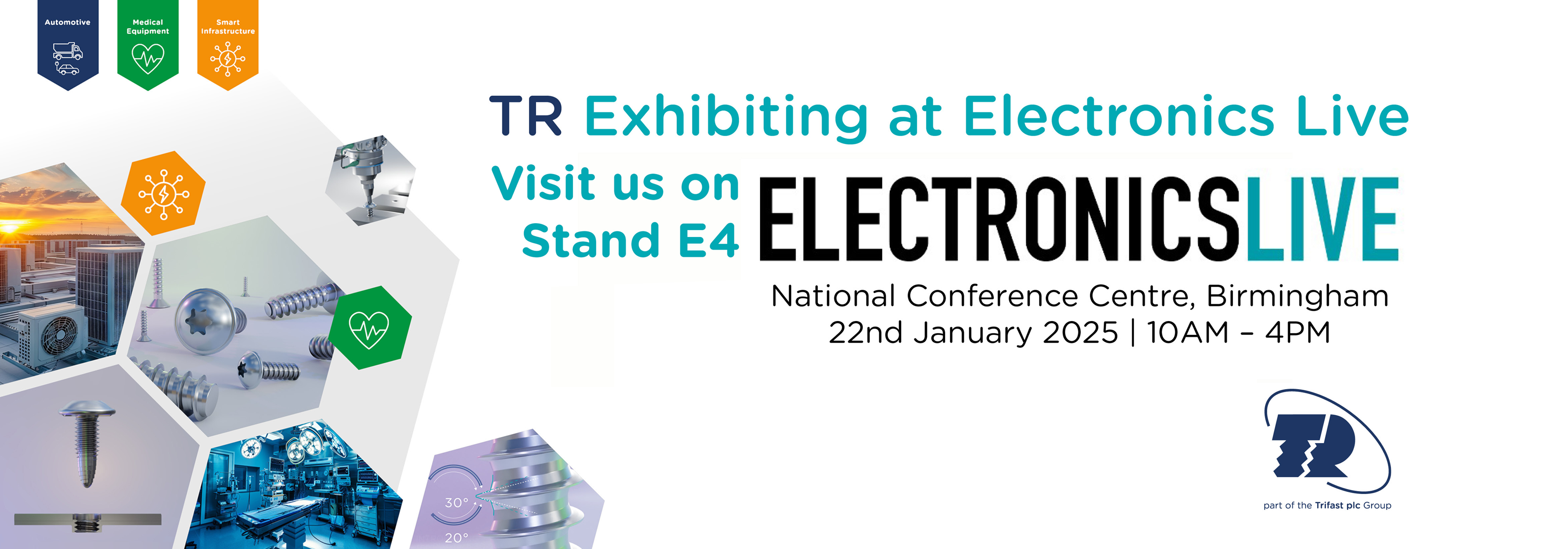 TR Exhibiting at Electronics Live 2025