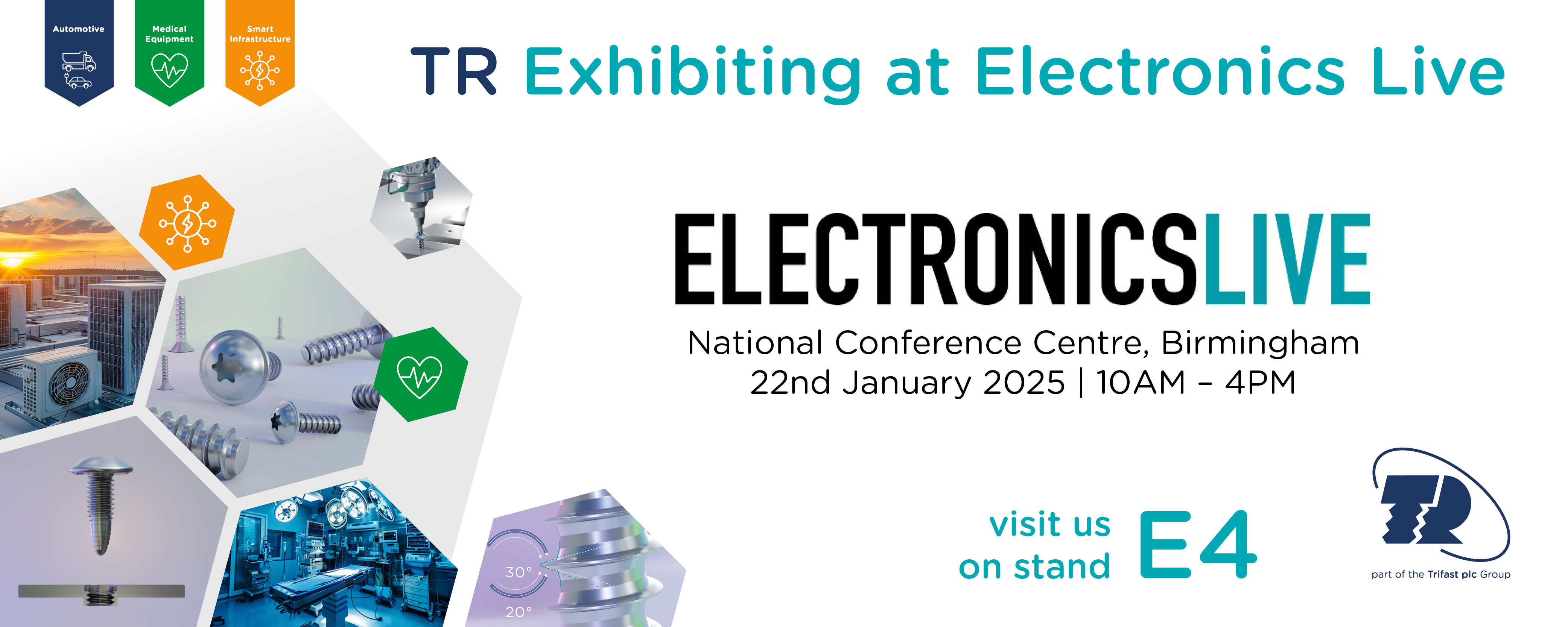 TR Exhibiting at Electronics Live 2025