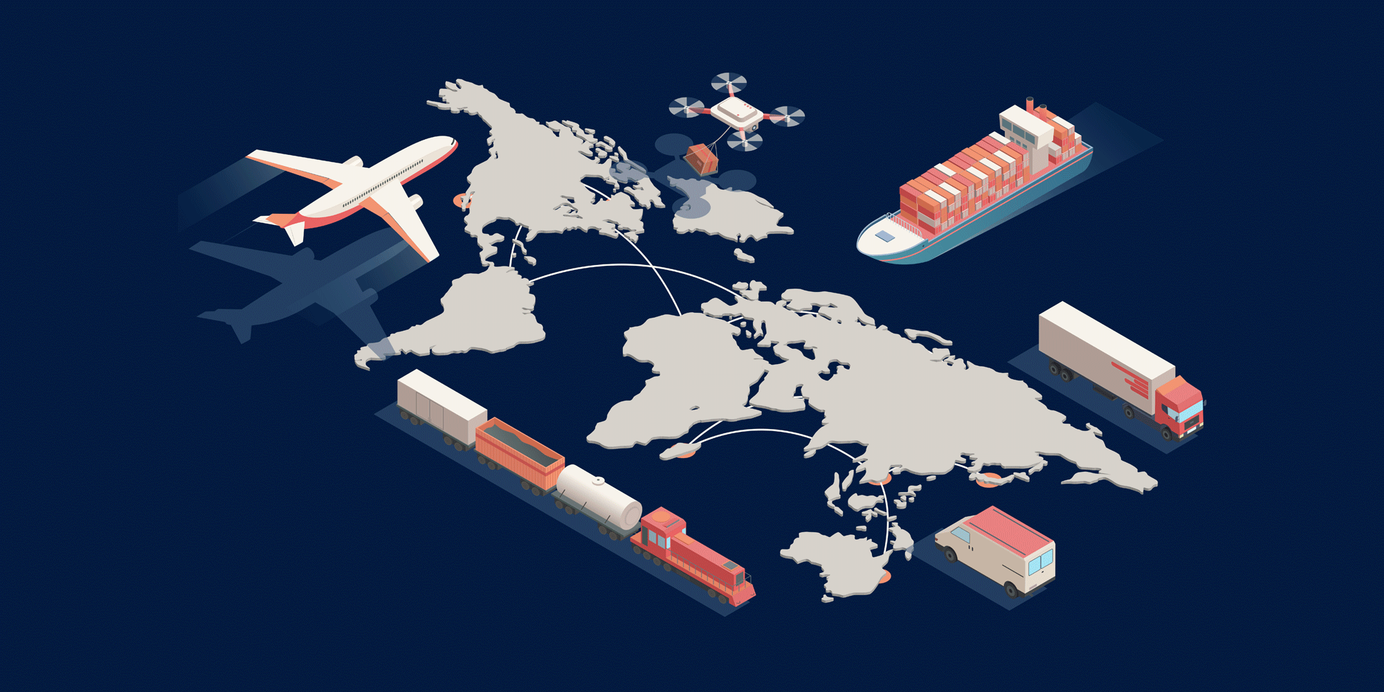 Multimodal global logistics